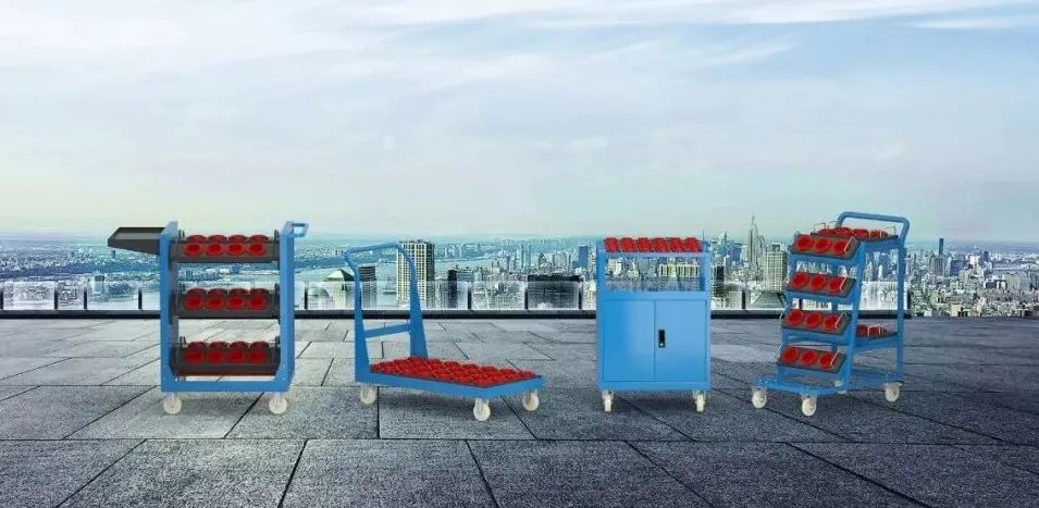 常見的5種工位器具介紹-刀具存儲車、推車、物料整理架、工作桌、安全工具柜